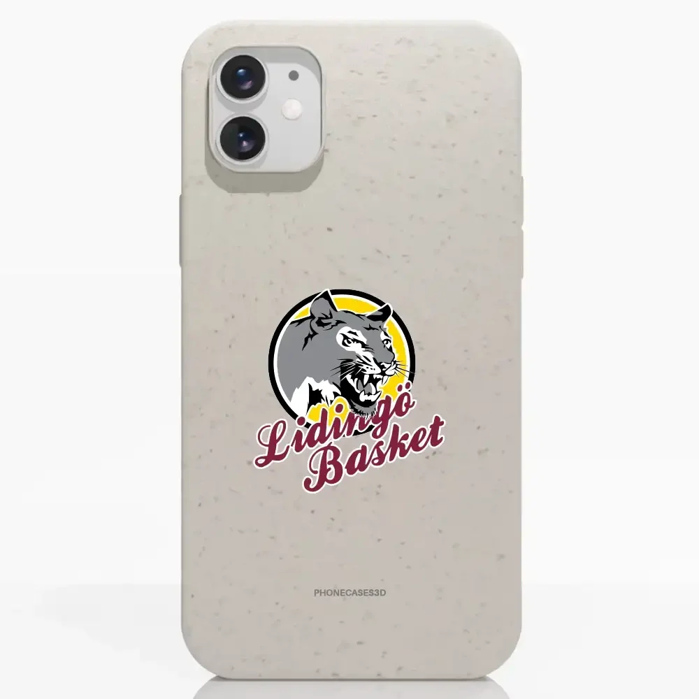 Lidingö Basket Official Compostable White Phone Case Logo