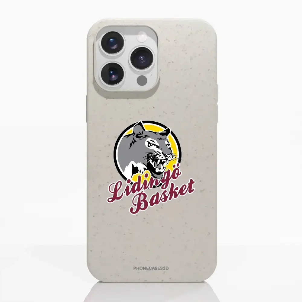 Lidingö Basket Official Compostable White Phone Case Logo - Image 17