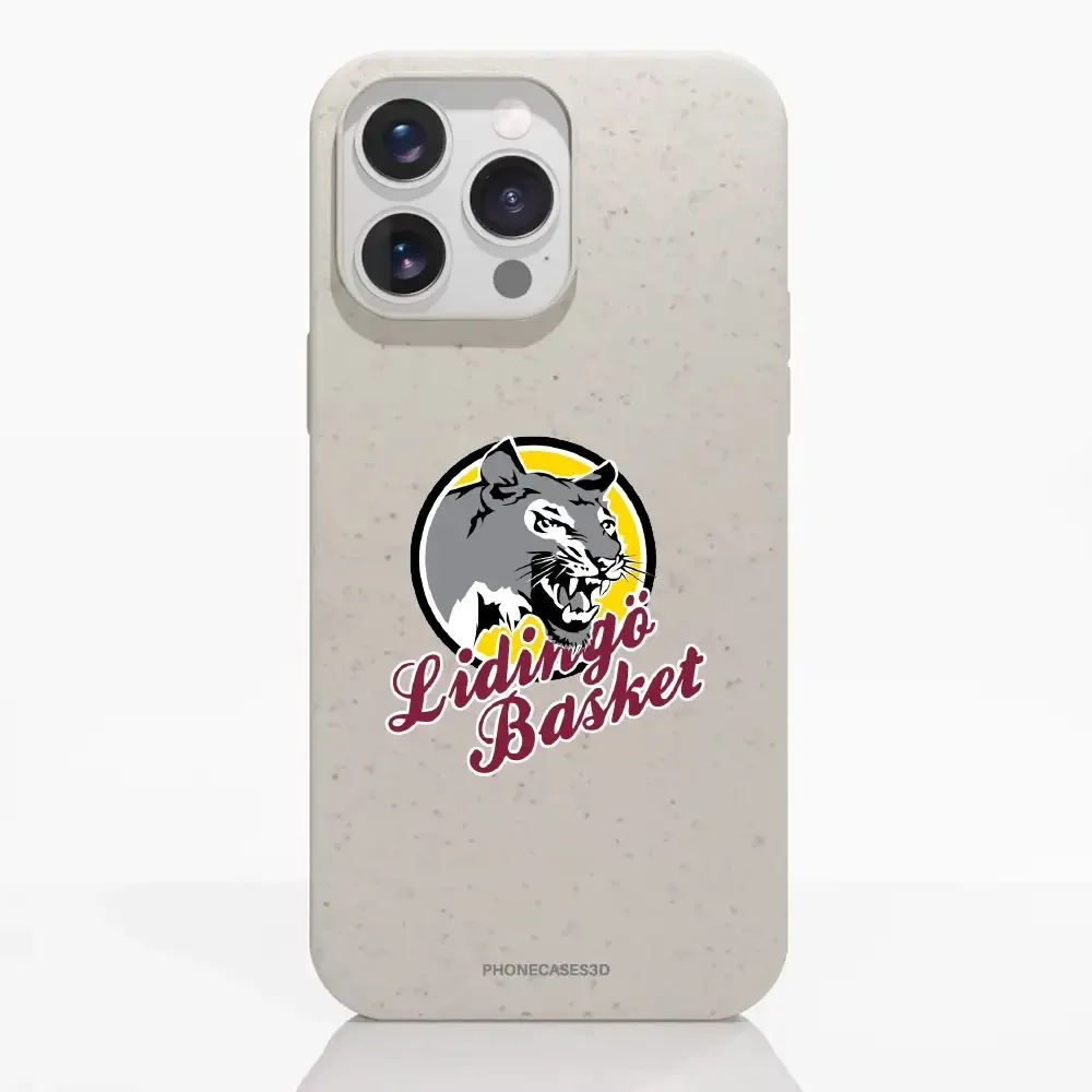 Lidingö Basket Official Compostable White Phone Case Logo - Image 22