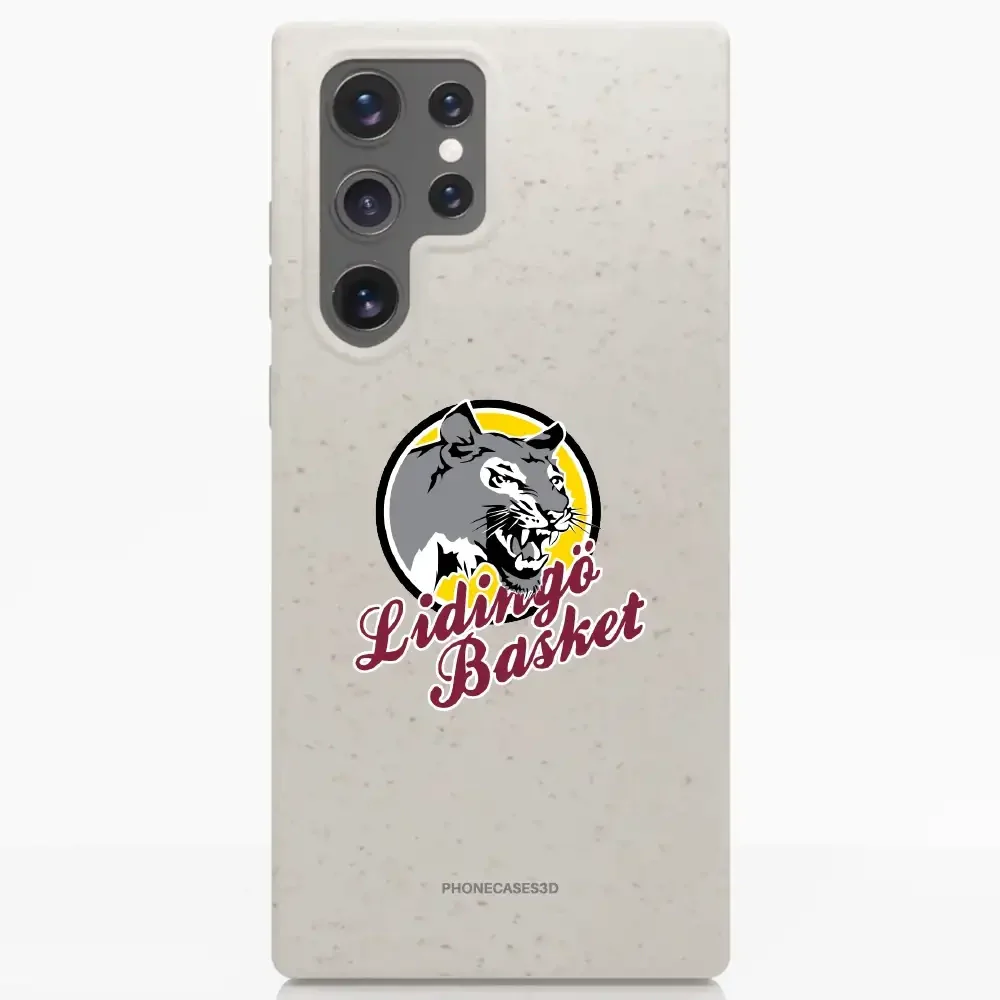 Lidingö Basket Official Compostable White Phone Case Logo - Image 33