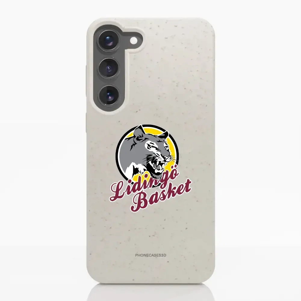 Lidingö Basket Official Compostable White Phone Case Logo - Image 34