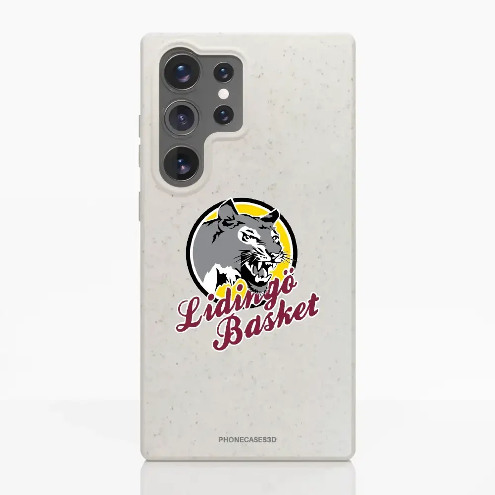 Lidingö Basket Official Compostable White Phone Case Logo - Image 39