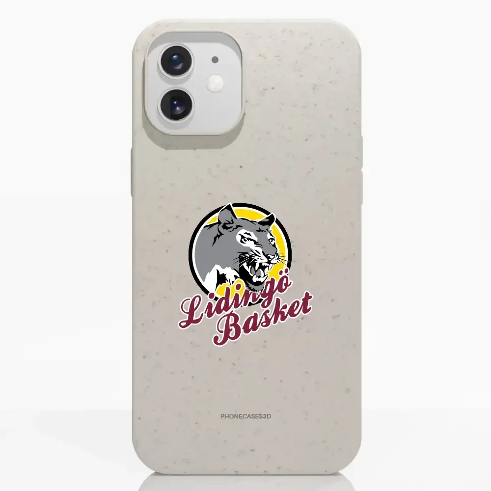 Lidingö Basket Official Compostable White Phone Case Logo - Image 4