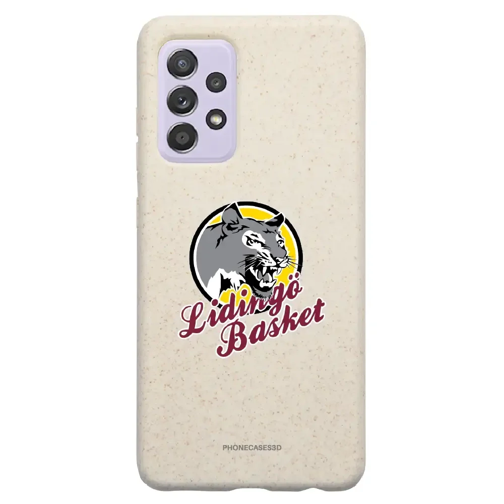Lidingö Basket Official Compostable White Phone Case Logo - Image 46
