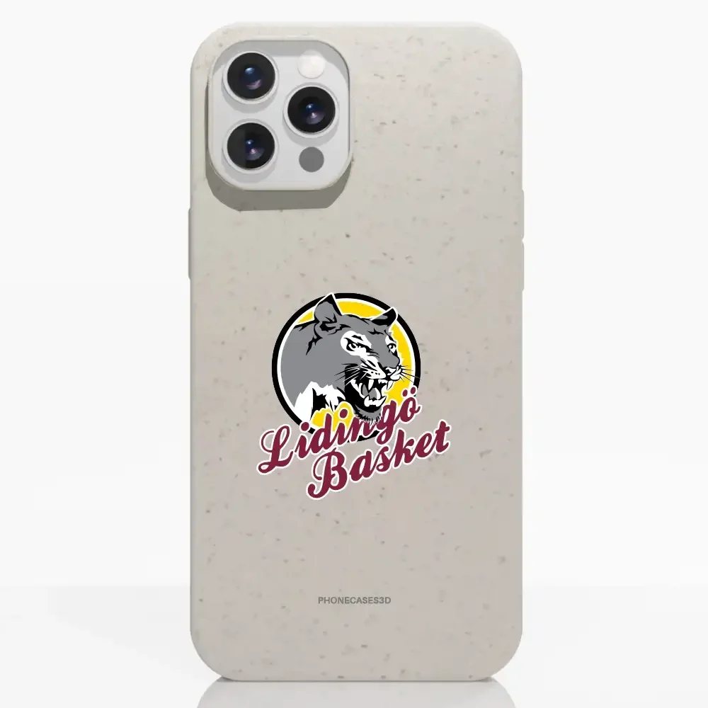 Lidingö Basket Official Compostable White Phone Case Logo - Image 5