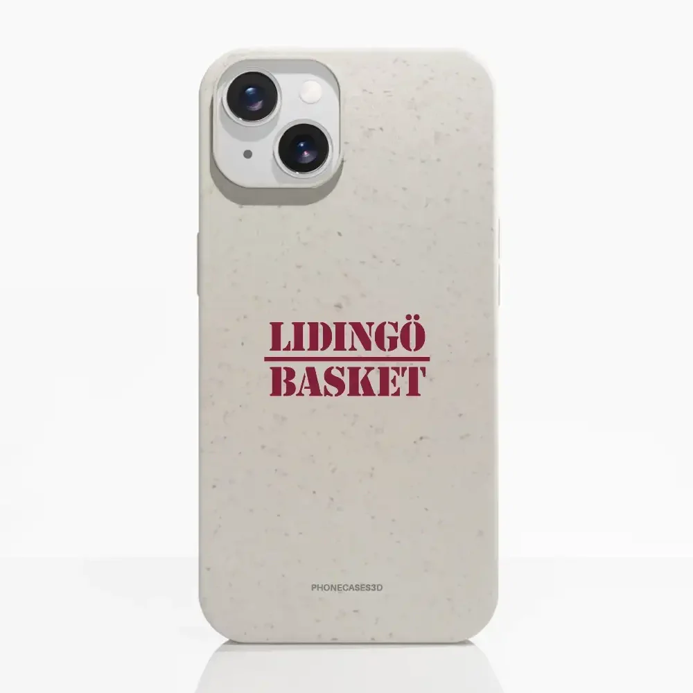 Lidingö Basket Official Compostable White Phone Case minimal - Image 10