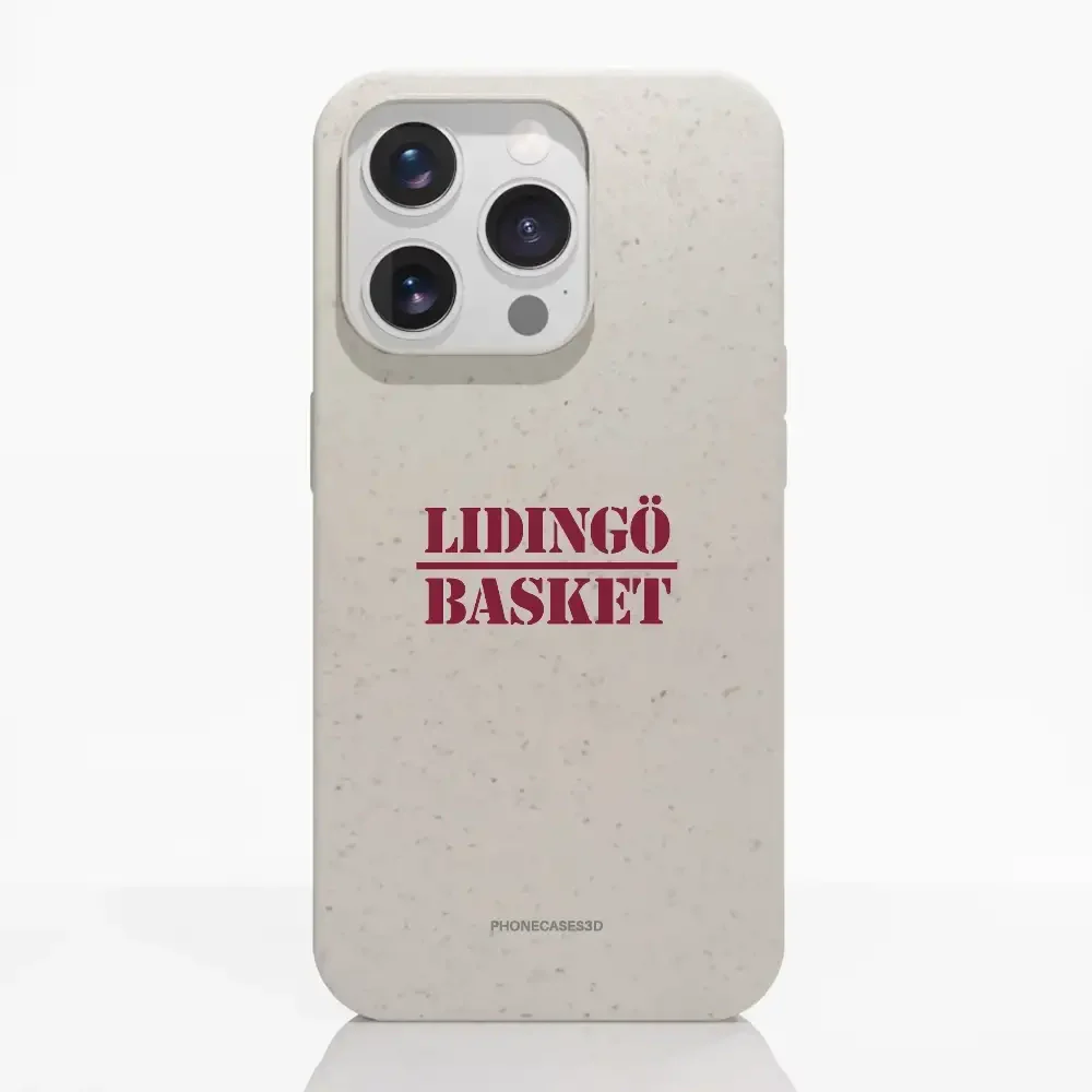 Lidingö Basket Official Compostable White Phone Case minimal - Image 21
