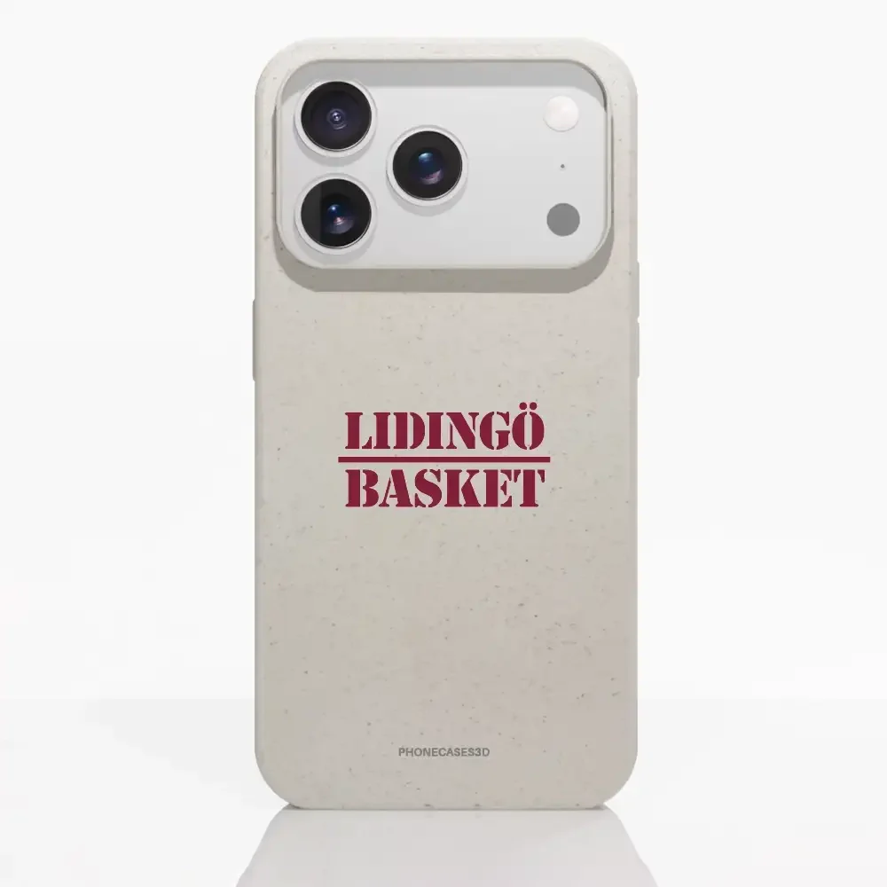 Lidingö Basket Official Compostable White Phone Case minimal - Image 25