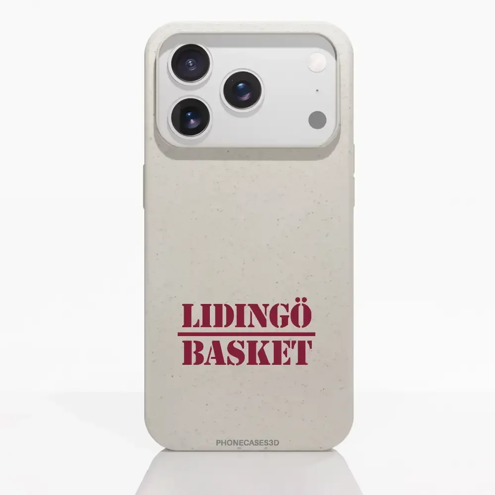 Lidingö Basket Official Compostable White Phone Case minimal - Image 26