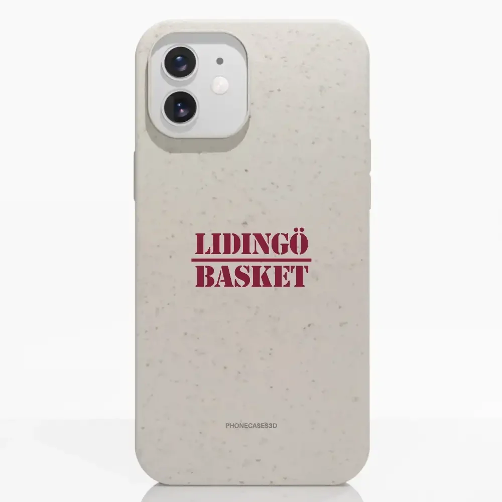 Lidingö Basket Official Compostable White Phone Case minimal - Image 4