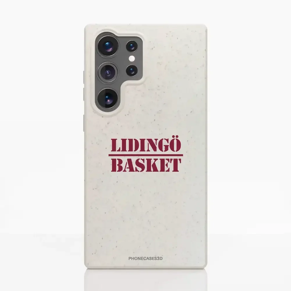 Lidingö Basket Official Compostable White Phone Case minimal - Image 42