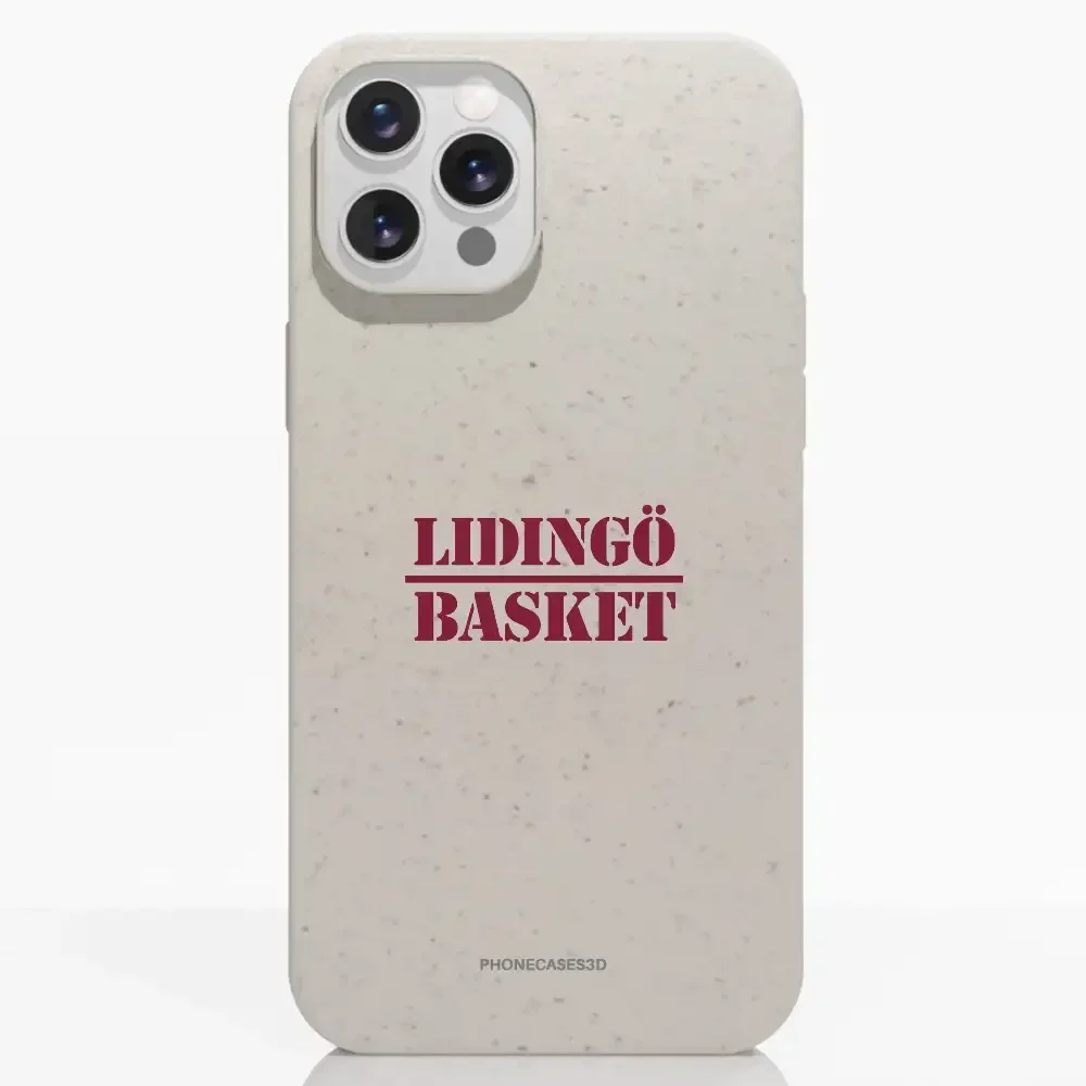Lidingö Basket Official Compostable White Phone Case minimal - Image 6