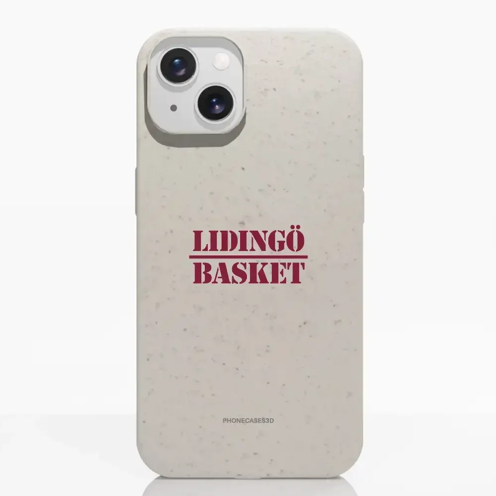 Lidingö Basket Official Compostable White Phone Case minimal - Image 7