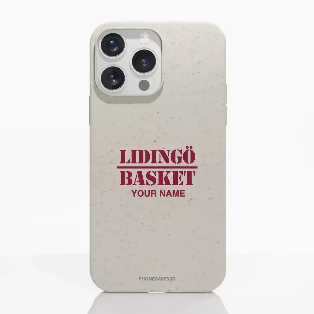 Lidingö Basket Official Compostable White Phone Case minimal - Image 13