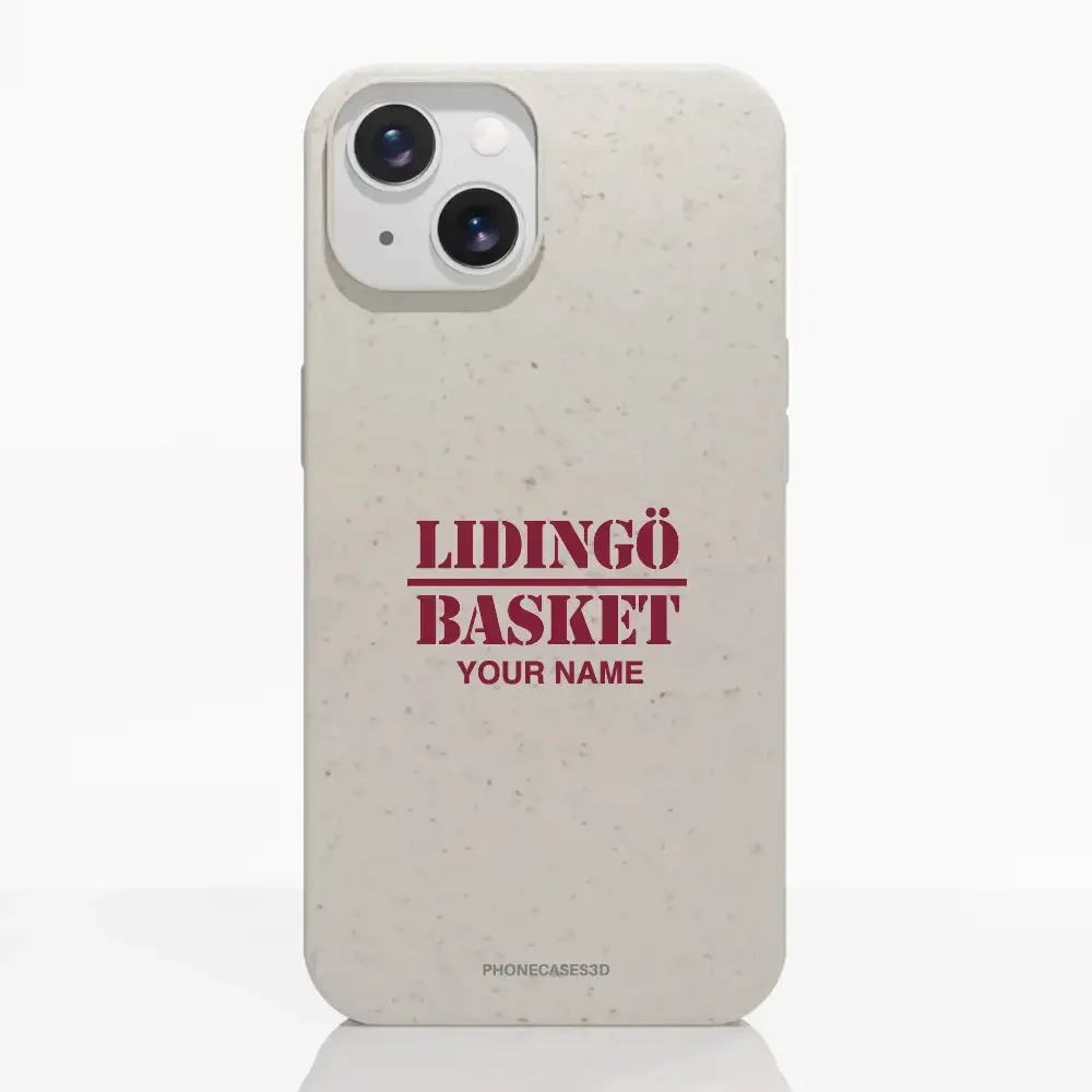 Lidingö Basket Official Compostable White Phone Case minimal - Image 15