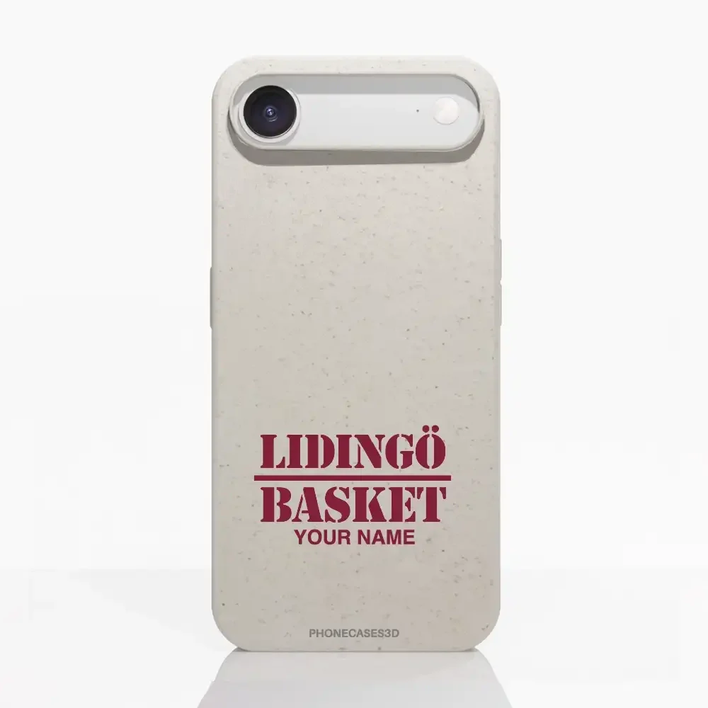 Lidingö Basket Official Compostable White Phone Case minimal - Image 24