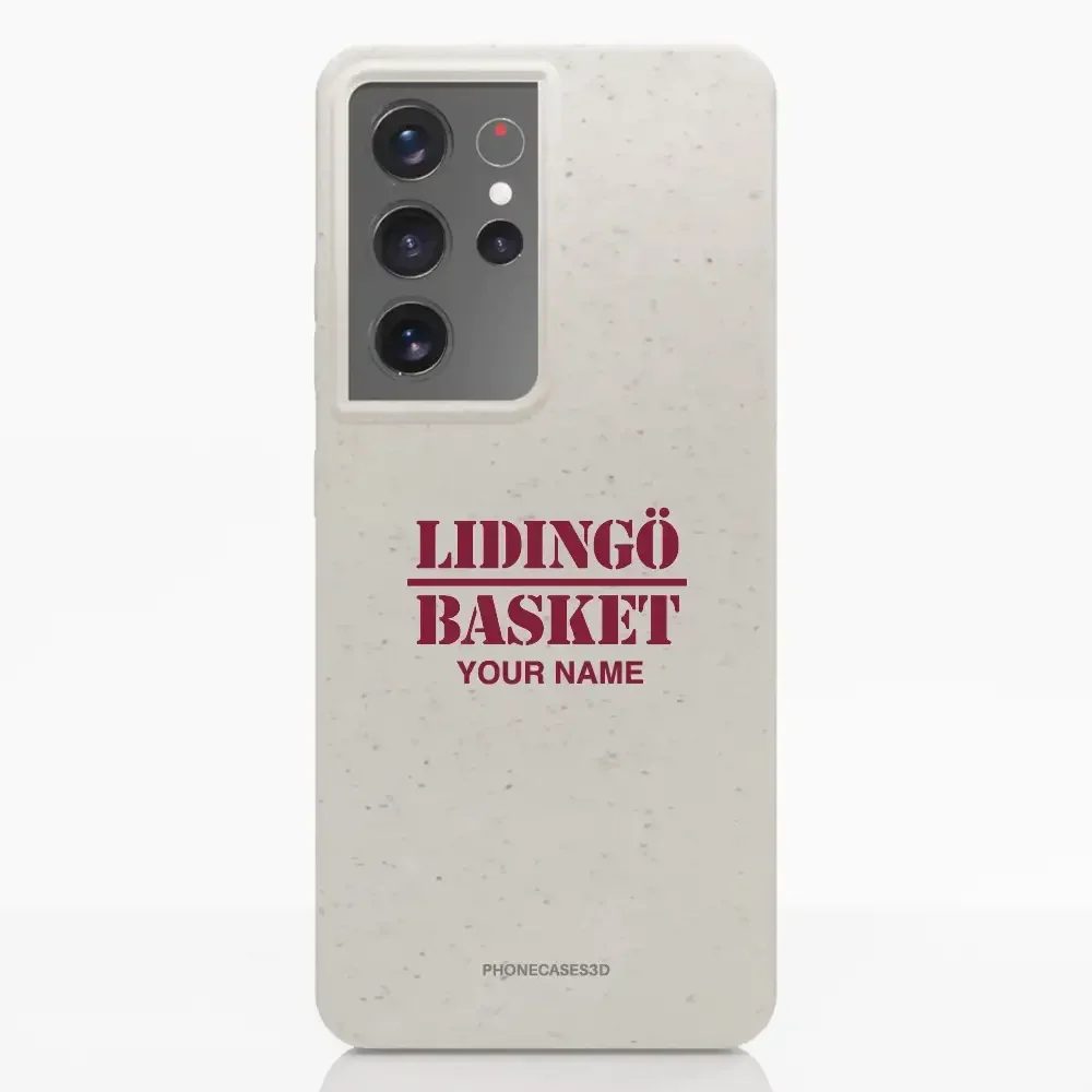 Lidingö Basket Official Compostable White Phone Case minimal - Image 30