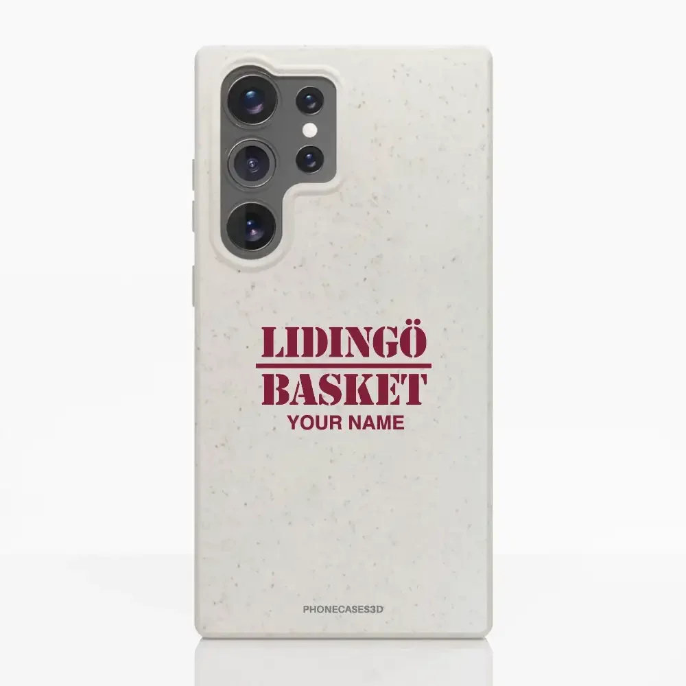 Lidingö Basket Official Compostable White Phone Case minimal - Image 39