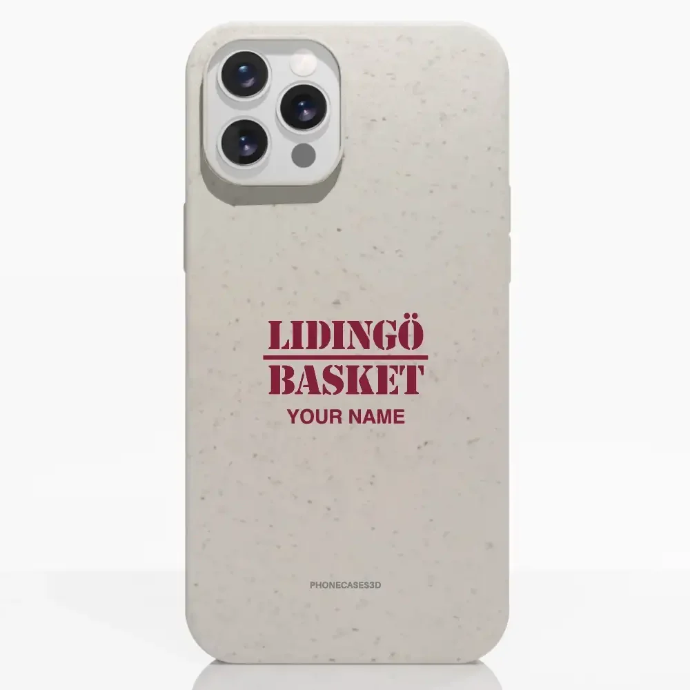 Lidingö Basket Official Compostable White Phone Case minimal - Image 5