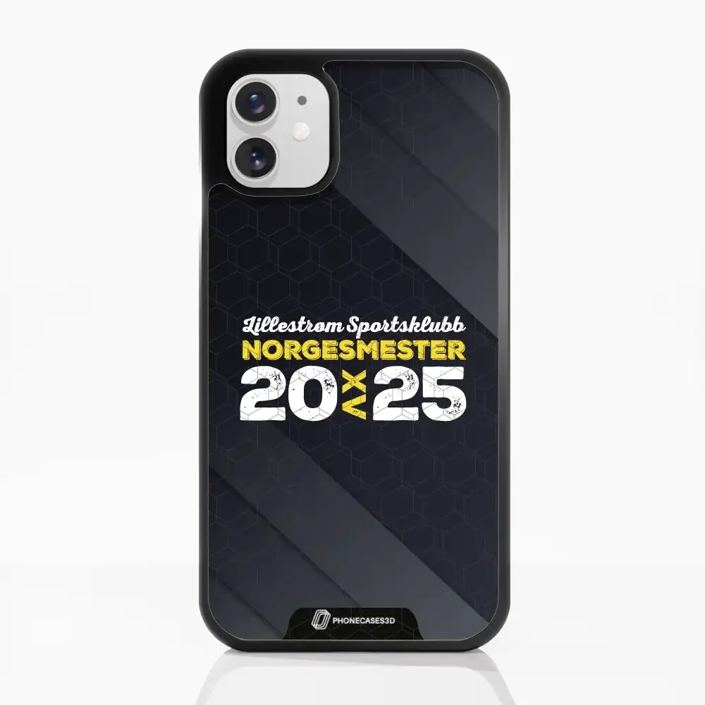 Lillestrom SK Official 3D Phone Case Design Norgesmester 2025