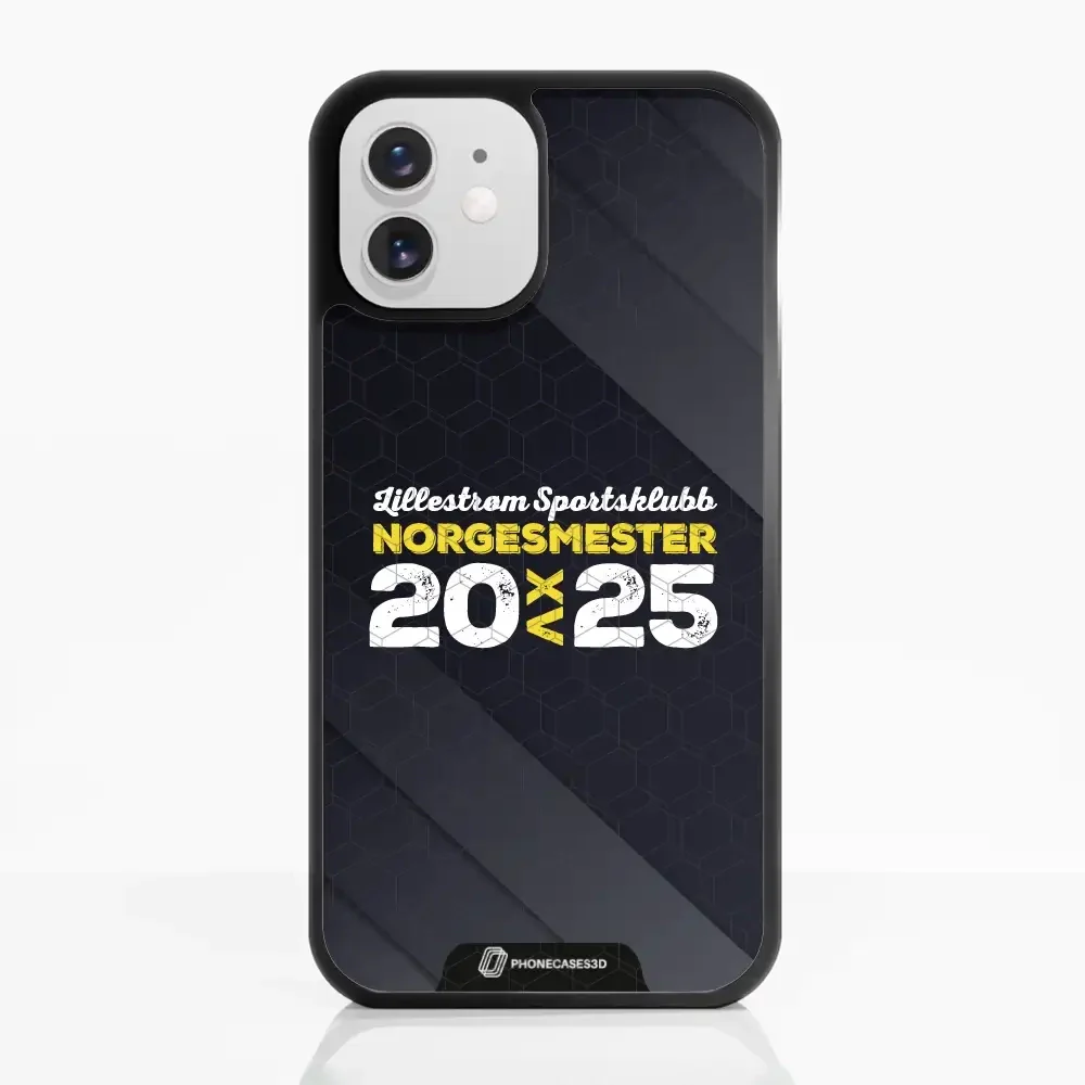 Lillestrom SK Official 3D Phone Case Design Norgesmester 2025 - Image 4