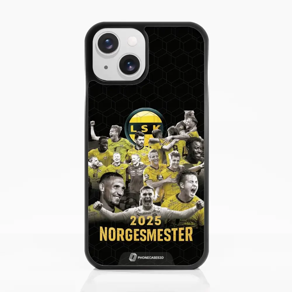 Lillestrom SK Official 3D Phone Case Design Norgesmester Players 2025 - Image 16