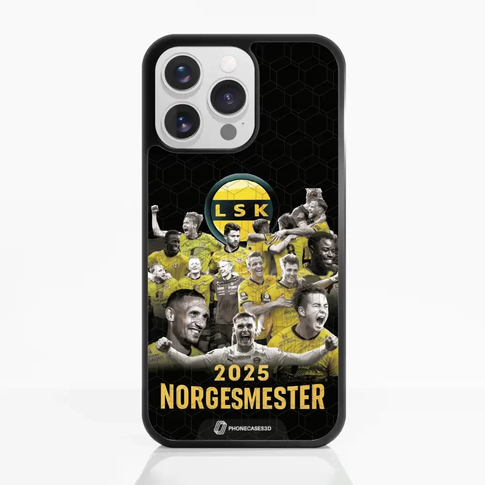 Lillestrom SK Official 3D Phone Case Design Norgesmester Players 2025 - Image 24