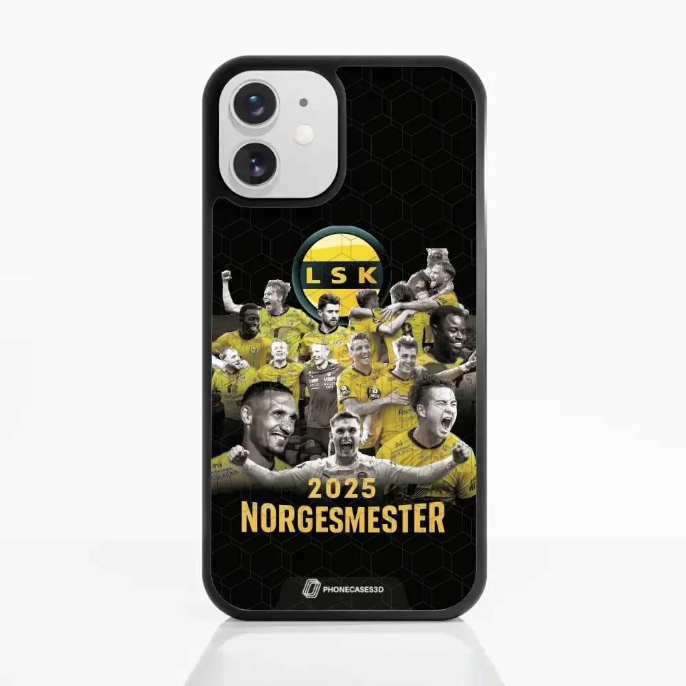 Lillestrom SK Official 3D Phone Case Design Norgesmester Players 2025 - Image 5