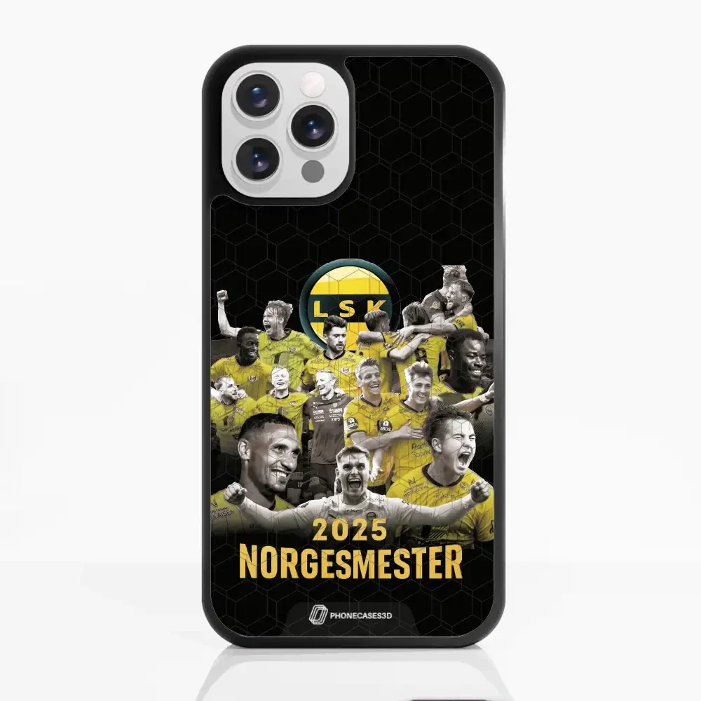 Lillestrom SK Official 3D Phone Case Design Norgesmester Players 2025 - Image 6