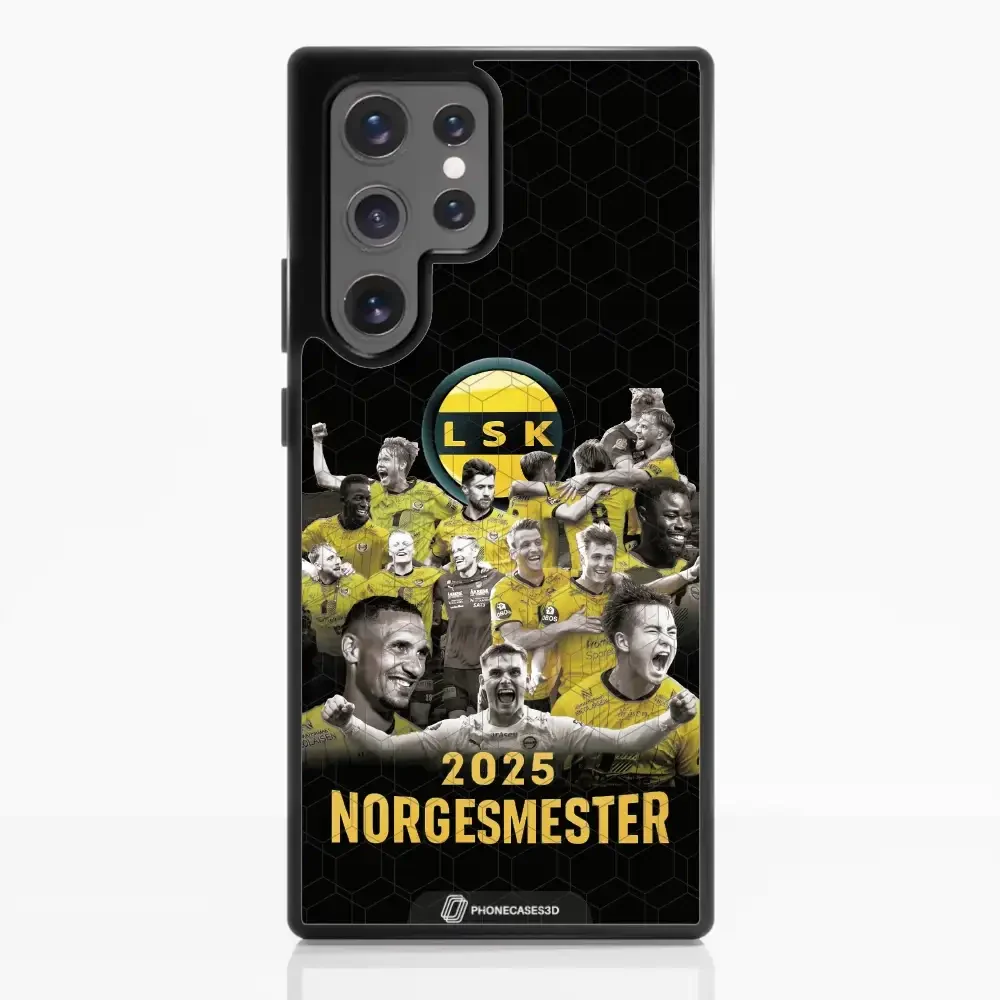 Lillestrom SK Official 3D Phone Case Design Norgesmester Players 2025 - Image 61