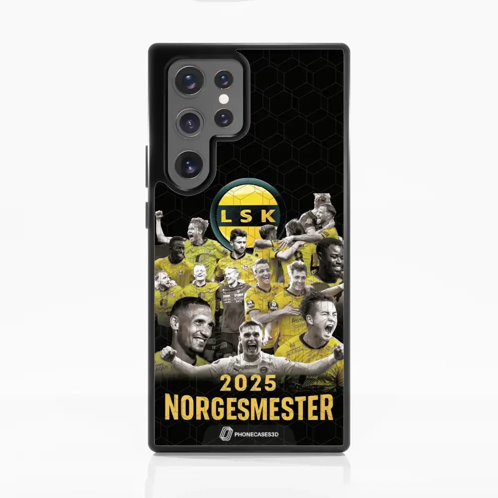 Lillestrom SK Official 3D Phone Case Design Norgesmester Players 2025 - Image 64