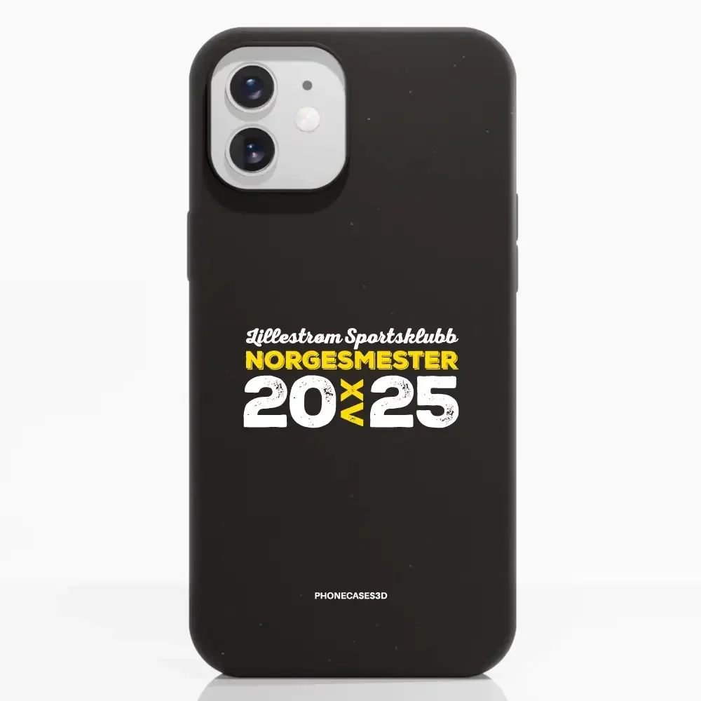 Lillestrom SK Official Compostable Phone Case Design Norgesmester 2025 - Image 3