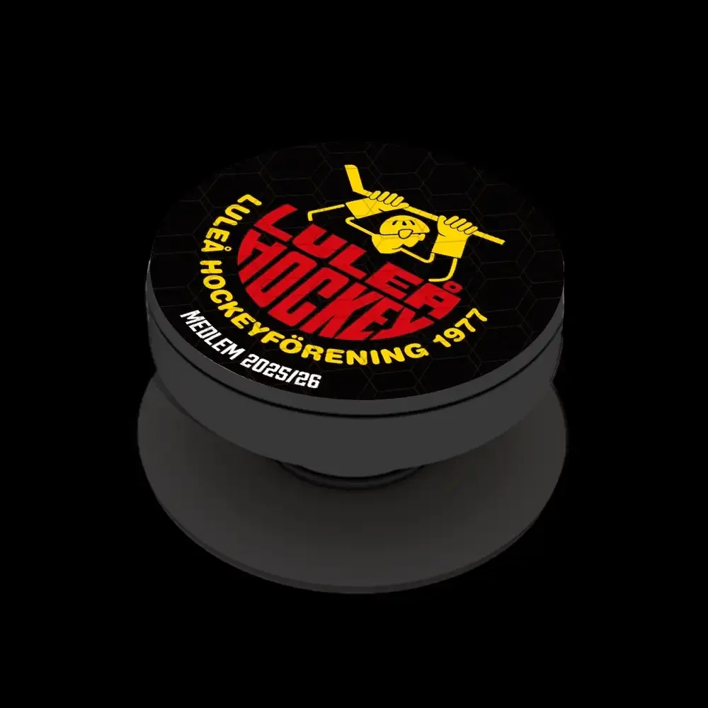 Luleå Hockey Official 3D Phone Grip for Members - Black - Image 2