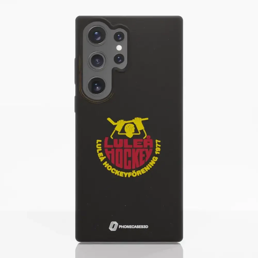 Luleå Hockey Official Black Compostable Phone Case Design Emblem - Image 37