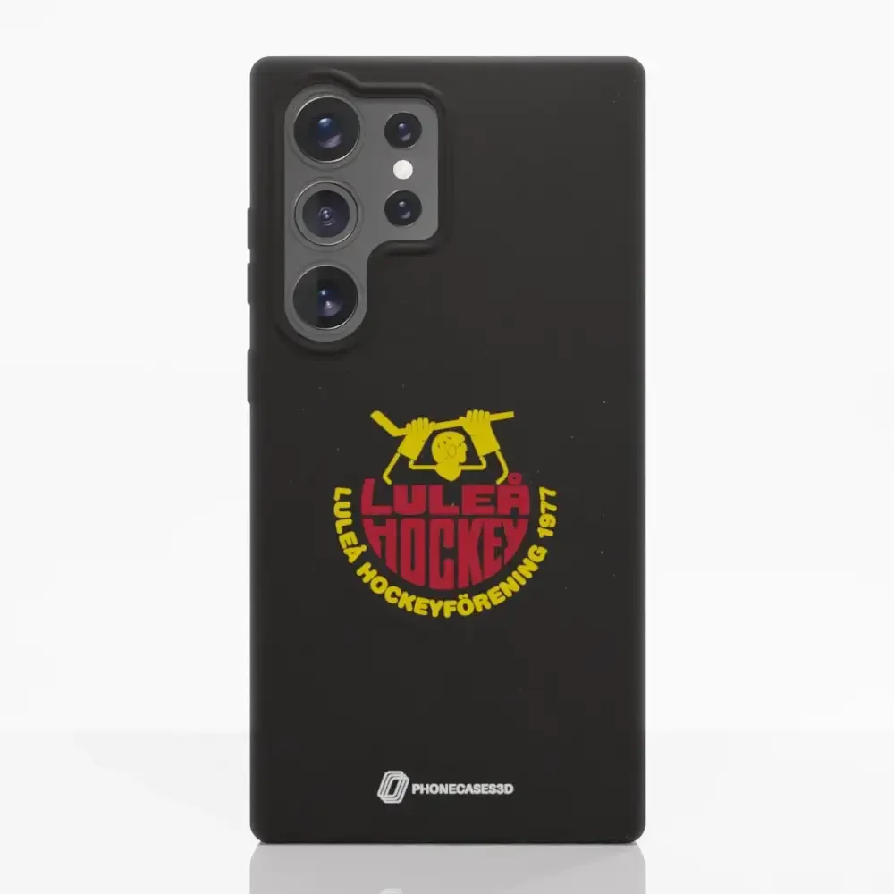 Luleå Hockey Official Black Compostable Phone Case Design Emblem - Image 43