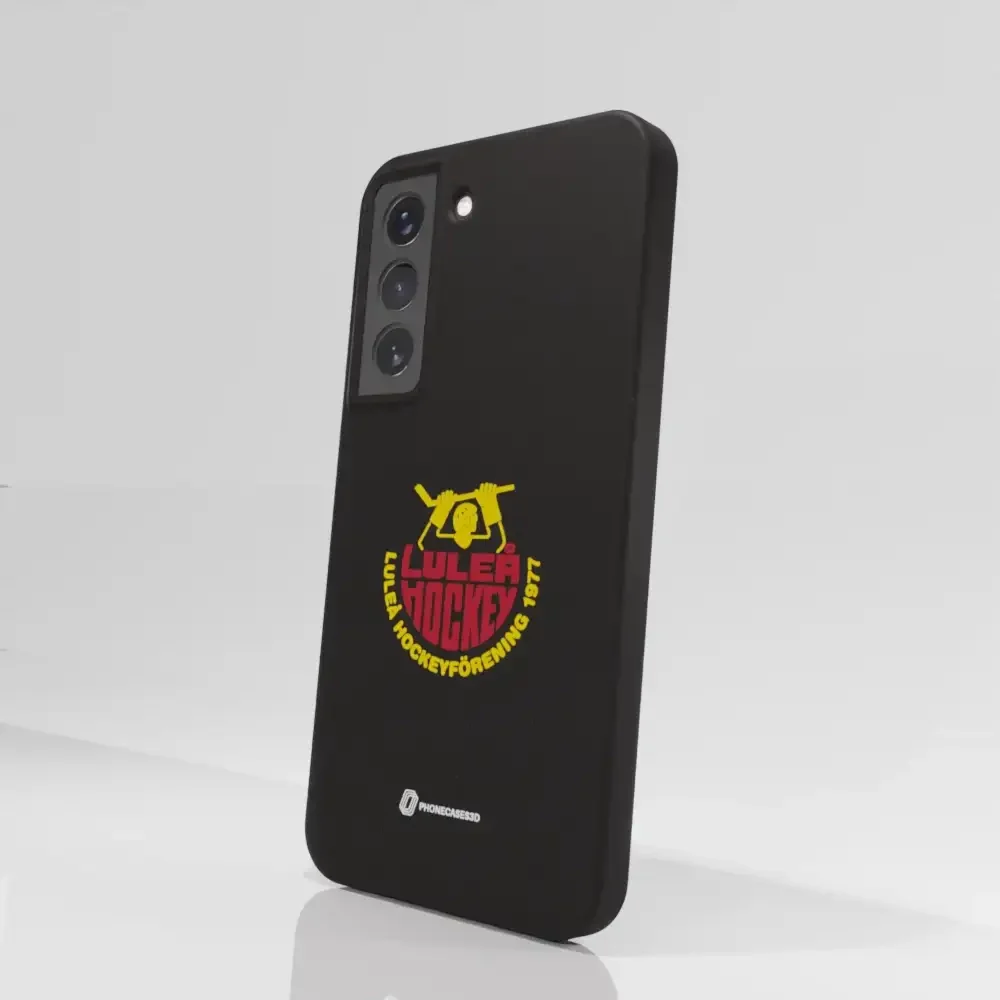 Luleå Hockey Official Black Compostable Phone Case Design Emblem - Image 71