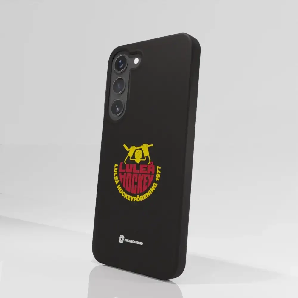 Luleå Hockey Official Black Compostable Phone Case Design Emblem - Image 74