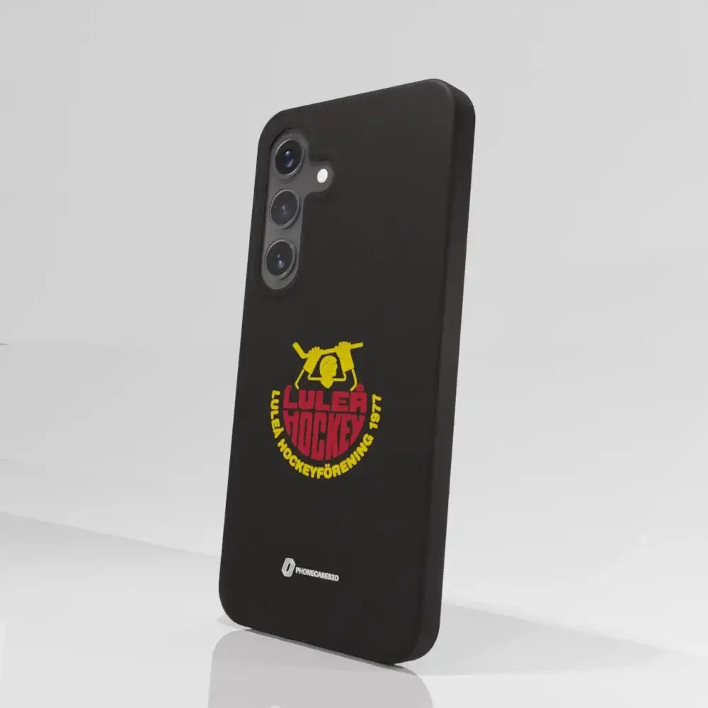 Luleå Hockey Official Black Compostable Phone Case Design Emblem - Image 77