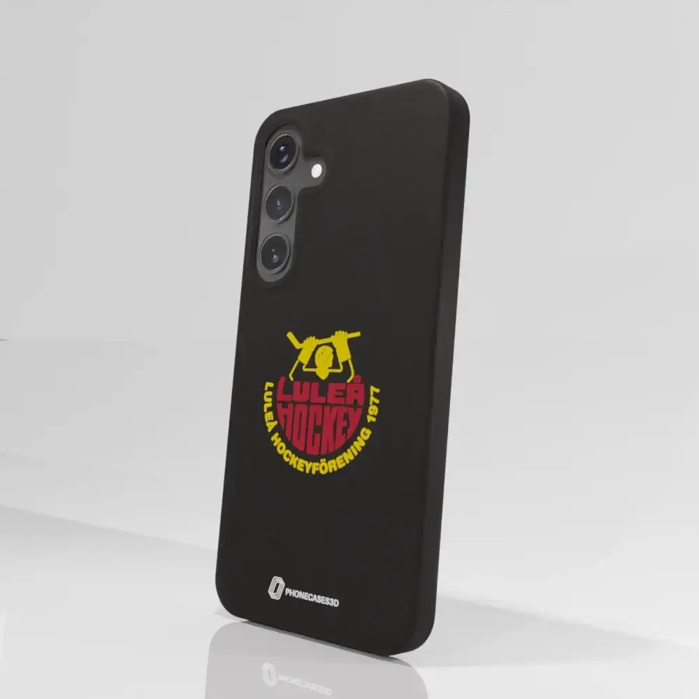 Luleå Hockey Official Black Compostable Phone Case Design Emblem - Image 81