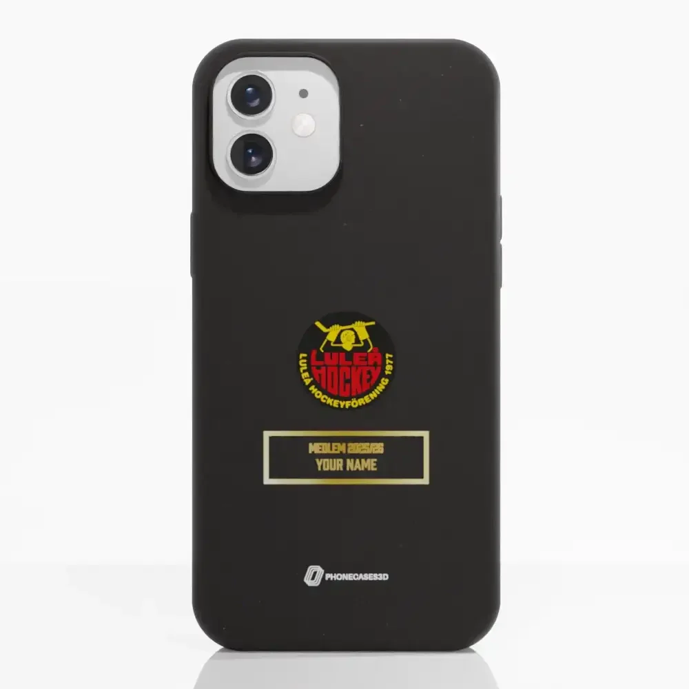 Luleå Hockey Official Compostable Phone Case Design Membership Gold + Name - Image 3