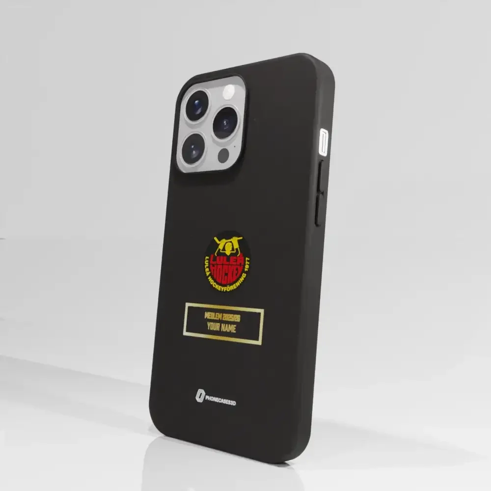 Luleå Hockey Official Compostable Phone Case Design Membership Gold + Name - Image 54