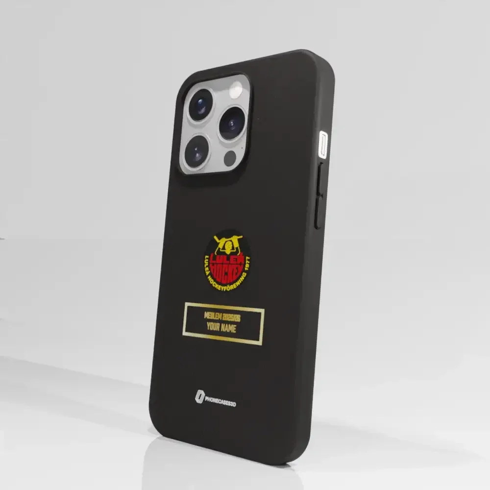 Luleå Hockey Official Compostable Phone Case Design Membership Gold + Name - Image 62