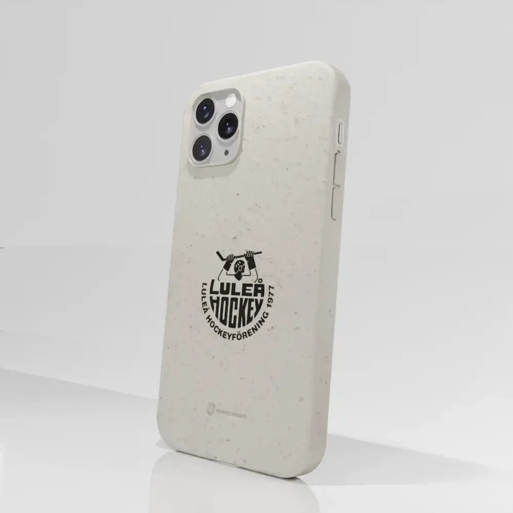 Luleå Hockey Official White Compostable Phone Case Design Emblem - Image 48