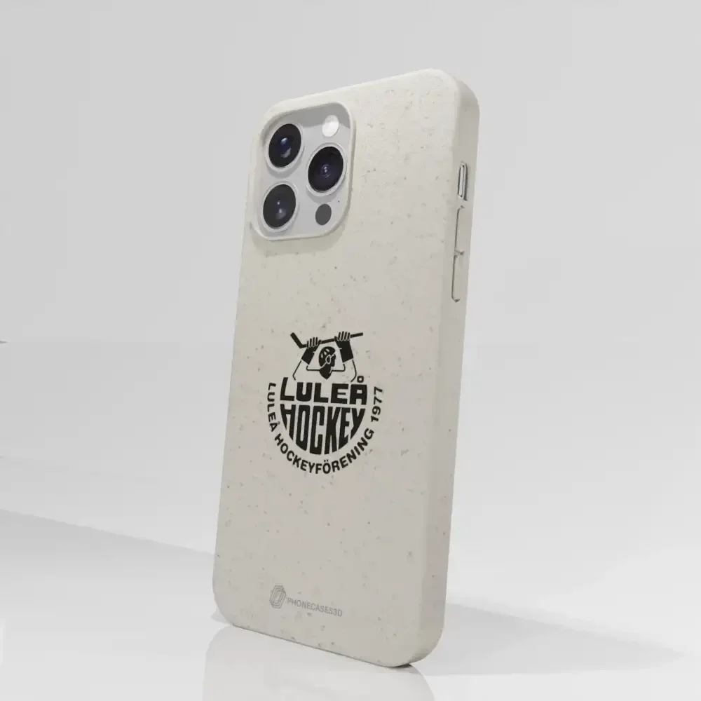Luleå Hockey Official White Compostable Phone Case Design Emblem - Image 63