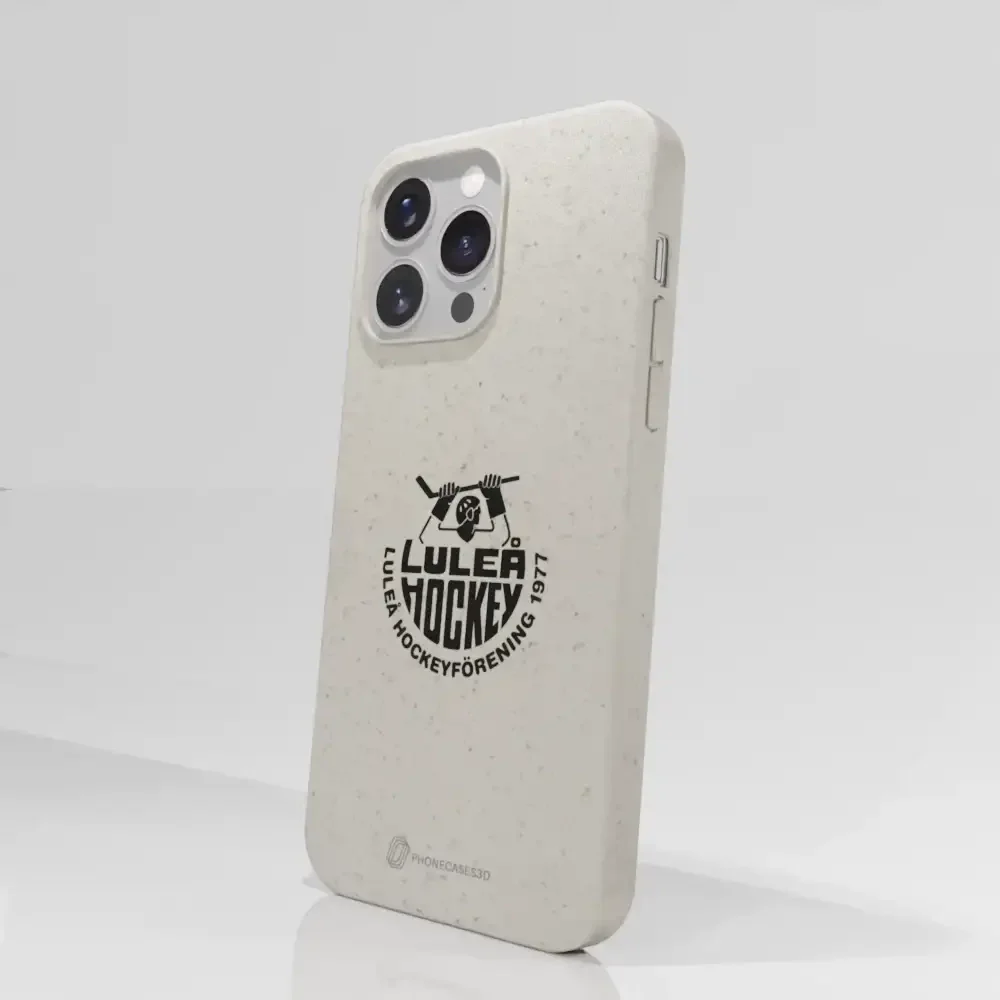 Luleå Hockey Official White Compostable Phone Case Design Emblem - Image 67