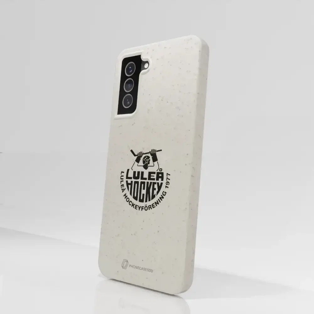 Luleå Hockey Official White Compostable Phone Case Design Emblem - Image 69