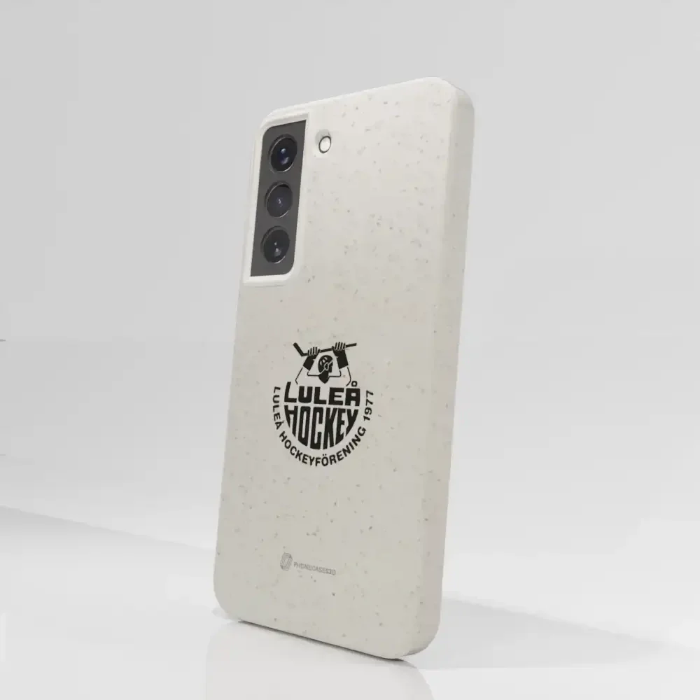 Luleå Hockey Official White Compostable Phone Case Design Emblem - Image 71