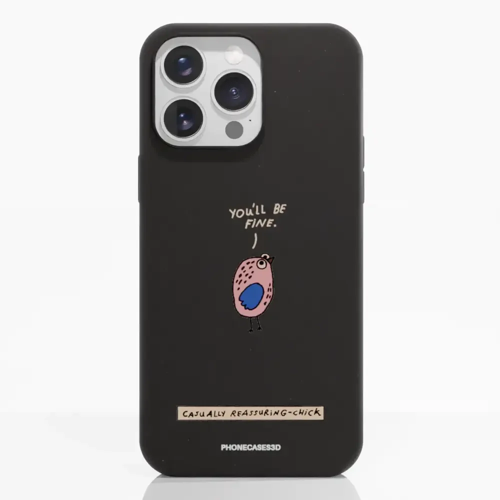 Maja Official Black Compostable Phone Case Design Chick - Image 16