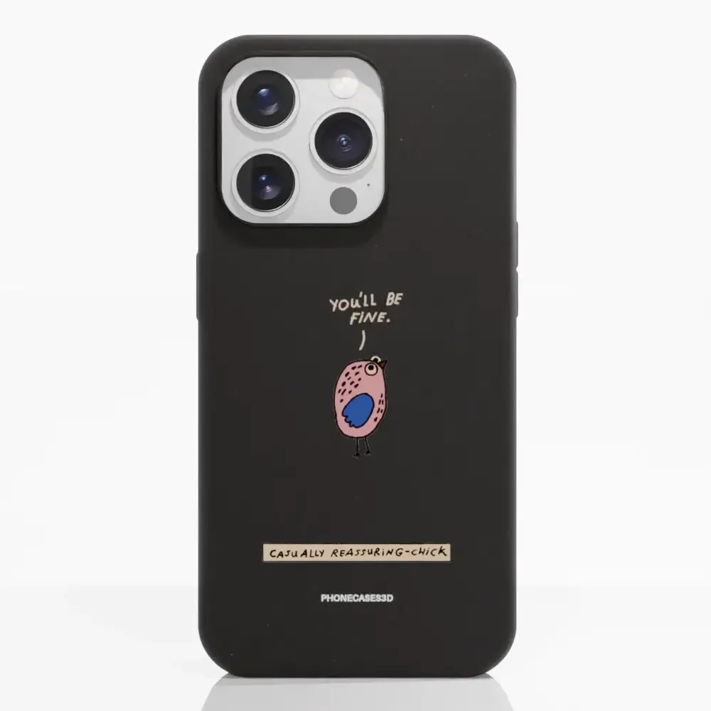 Maja Official Black Compostable Phone Case Design Chick - Image 20