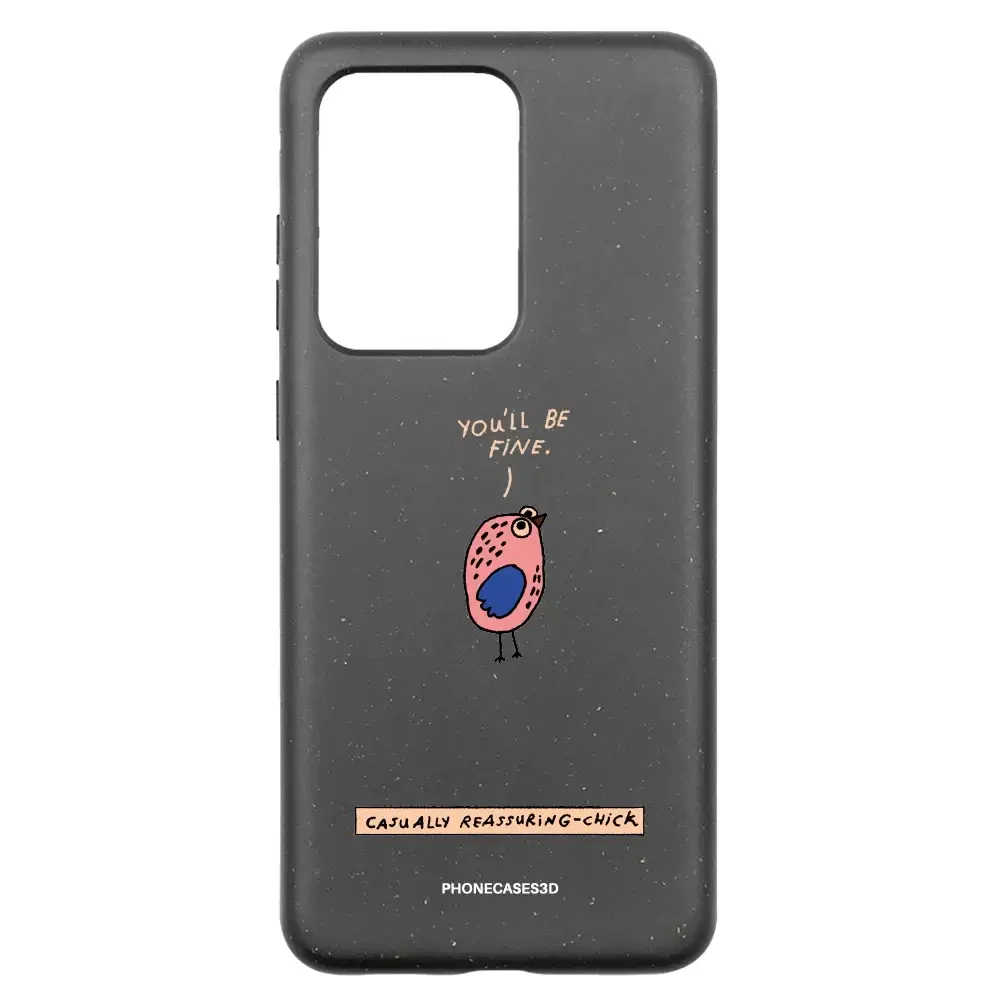 Maja Official Black Compostable Phone Case Design Chick - Image 32